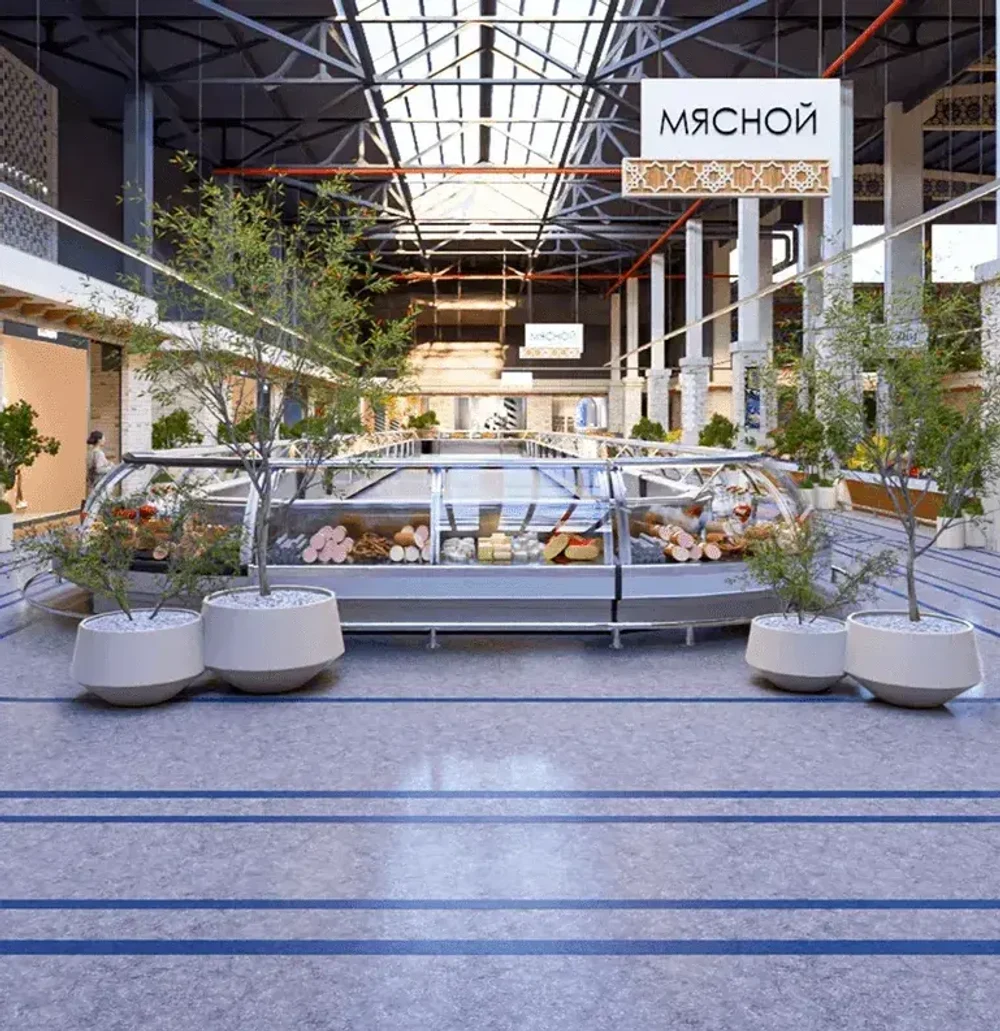 Международный фуд-корт для тех, кто ведет бизнес.