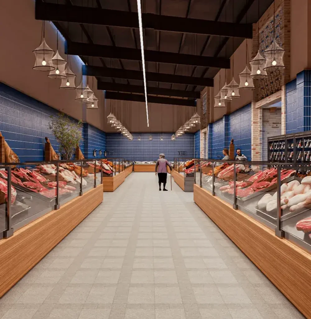 Международный фуд-корт для тех, кто ведет бизнес.