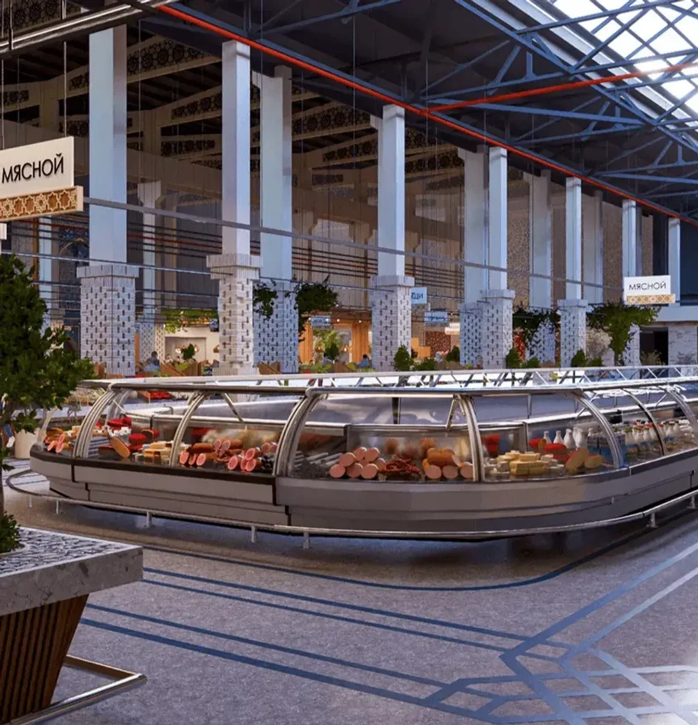 Международный фуд-корт для тех, кто ведет бизнес.