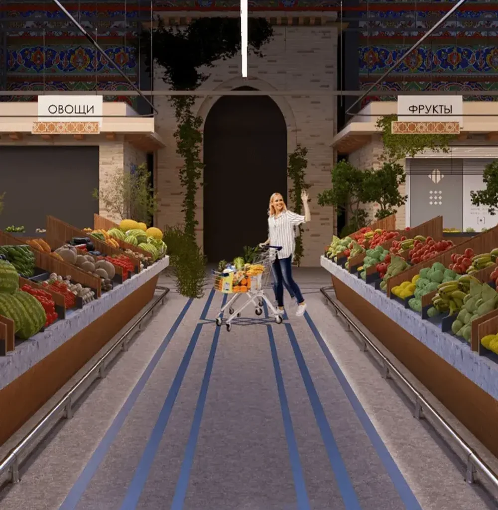 Международный фуд-корт для тех, кто ведет бизнес.